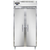 Continental Refrigerator D2RSESNSA 36.25" W Two-Section Solid Door Reach-In Designer Slim Line Refrigerator