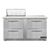Continental Refrigerator D60N8C-FB-D 60" W Two-Section Four Drawer Designer Line Sandwich Unit