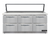 Continental Refrigerator SW72N30M-HGL-FB-D 72" W Three-Section Six Drawer Mighty Top Sandwich Unit with Hinged Glass Lid