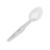 Cambro SPO13CW148 13" White Polycarbonate Deli Spoon - 12/Case