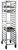 New Age 1505 69"H 18 Steam Table Pan Rack with 3" Centers