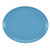 Cambro 2500518 19.25" Blue Oval Serving Camtray - 6/Case