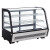 Admiral Craft BDRCTD-160 35" W Glass Door Black Diamond Refrigerated Display Case - 110 Volts