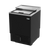 Asber AGF-24 25.63" W Black Stainless Steel Glass Froster