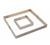 Matfer Bourgeat 371108 10.75"L x 10.75"W 1.37"H Stainless Steel Square Cake Frame
