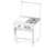 Southbend P32C-XH-NG 48" Natural Gas Platinum Heavy Duty Range - 130,000 BTU