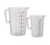 Matfer Bourgeat 251003 9-1/4"H Polypropylene Translucent Graduated Pitcher