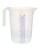 Matfer Bourgeat 251003 9-1/4"H Polypropylene Translucent Graduated Pitcher