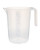 Matfer Bourgeat 251003 9-1/4"H Polypropylene Translucent Graduated Pitcher