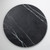 American Metalcraft MB21 21.5 Melamine Black Marble Pattern Round Serving Board