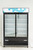 Migali C-49RS-HC 54.4" W Two-Section Glass Door Refrigerator Merchandiser