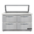 Continental Refrigerator SW48N18M-HGL-FB-D 48" W Two-Section Four Drawer Mighty Top Sandwich Unit with Hinged Glass Lid
