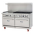 Migali C-RO6B-24GL-NG 60" Natural Gas Range with Griddle - 294,000 BTU