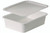 Matfer Bourgeat 510536 23-3/4"W White Rectangle Polyethylene Dough Container