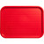 Carlisle CT121605 16.31" W x 12.06" D x 0.7" H Red Rectangular Café Tray