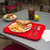 Carlisle CT121605 16.31" W x 12.06" D x 0.7" H Red Rectangular Café Tray