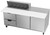 Beverage Air SPED72HC-10C-2 72" W Three-Section Two Door Sandwich Top Refrigerated Counter