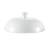 CAC China TST-W23-LID 7.5" Super White Porcelain Round Transitions Lid Only (2 Dozen Per Case)