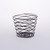 American Metalcraft FRUB9 7" Metal Black Round Birdnest Basket