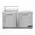 Continental Refrigerator D60N8C-FB 60" W Two-Section Two Door Designer Line Sandwich Unit