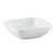 CAC China RCN-D5 12 Oz. Super White Porcelain Square RCN Specialty Dish (3 Dozen Per Case)