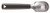 Matfer Bourgeat 112443 7-1/4" Stainless Steel Scooping Spoon