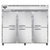 Continental Refrigerator 3RE-PT-HD 85.5"W Three-Section Solid Door Extra-Wide Refrigerator