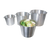 Town 38015/DZ 60 Qt. Aluminum Vegetable Colander - 1 Dozen