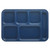 Cambro PS1014186 10"W Red Rectangle Penny-Saver School Tray