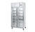 Infrico USA IRR-AGN600CR 38.38" W Two-Section Glass Door Reach-In Slim line Refrigerator