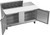 Beverage Air SPE60HC-10C 60" W Two-Section Two Door Sandwich Top Refrigerated Counter