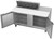 Beverage Air SPE60HC-10C 60" W Two-Section Two Door Sandwich Top Refrigerated Counter