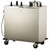 Lakeside E6207 Express Heat 36.5" W 7.25" Dia. Stainless Steel Round Heated Plate Dispenser Cabinet