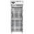 Continental Refrigerator D1FENSAGDHD 28.5" W One-Section Glass Door Reach-In Designer Line Wide Freezer - 115 Volts