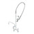 T&S Brass B-0123-12-Cr-Bc Pre-Rinse Unit With Ceramas Wall Bracket 12"