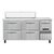 Continental Refrigerator RA68N12-D 68" W Three-Section Four Drawer Refrigerated Base Sandwich Unit