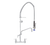 Fisher 48910 12" Spout Wall Bracket 8" OC Splash-Mounted Pre-Rinse Unit