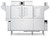 Hobart CL76-ADV+BUILDUP Low Temp Conveyor Dishwasher With Booster Heater