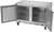 Beverage Air UCFR48AHC 48"W Two-Section Solid Door Undercounter Freezer/Refrigerator