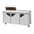 Turbo Air TST-72SD-08S-N 72.63" W Three-Section Three Door Super Deluxe Sandwich/Salad Unit