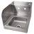 John Boos PBHS-W-0909-SSLR Pro-Bowl Hand Sink Wall Mount Stainless Steel 12"W x 14-1/2"D x 12-1/4"H