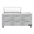 Continental Refrigerator SW72N18M-D 72" W Three-Section Six Drawer Mighty Top Sandwich Unit