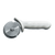 Dexter 18043 2-3/4" High Carbon Steel Pizza Cutter Polypropylene White Handle