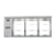 Continental Refrigerator BB79SNSSGDPT 79"W Glass Door Refrigerated Back Bar Cooler