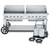 Crown Verity CV-MCC-72WGP 81" Cart Grill With Tank Cart - 159,000 BTU