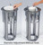 Lakeside 93225 Adjust-a-Fit 12" Dia. Round Stainless Steel 1-Tube Open Dish Dispenser - ADA Height