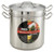 Winco SSDB-20S 20 Qt Stainless Steel / Aluminum Clad Bottom Steamer/Pasta Cooker