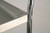 Lakeside 472 500 Lbs. Chrome Plated Open 2-Shelf with Push Handle Utility Cart