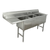 Advance Tabco FC-3-1818-18L-X 74.5" W 16 Gauge Stainless Steel Base Special Value Fabricated Sink