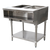 Advance Tabco WB-2G-LP-X 2 Pan Liquid Propane Water Bath Hot Food Table Open Base - 15,000 BTU